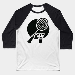 Badminton Graphic Baseball T-Shirt